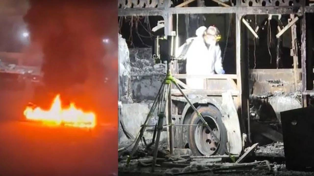 Bus Blast in Israel : पेजर हल्ल्याचा बदला बस ब्लास्टने का? इस्रायल बॉम्बस्फोटांनी हादरलं Bus Blast in Israel : पेजर हल्ल्याचा बदला बस ब्लास्टने का? इस्रायल बॉम्बस्फोटांनी हादरलं