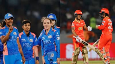 WPL 2025 : गुजरात डब्ल्यूपीएलमध्ये पहिल्यांदाच ऑलआऊट, मुंबईसमोर 121 धावांचं आव्हान