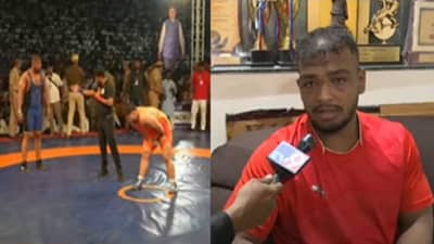 महाराष्ट्र केसरी कुस्ती स्पर्धेला वादाची किनार, सामना सोडल्यानंतर महेंद्र गायकवाडने मांडली बाजू