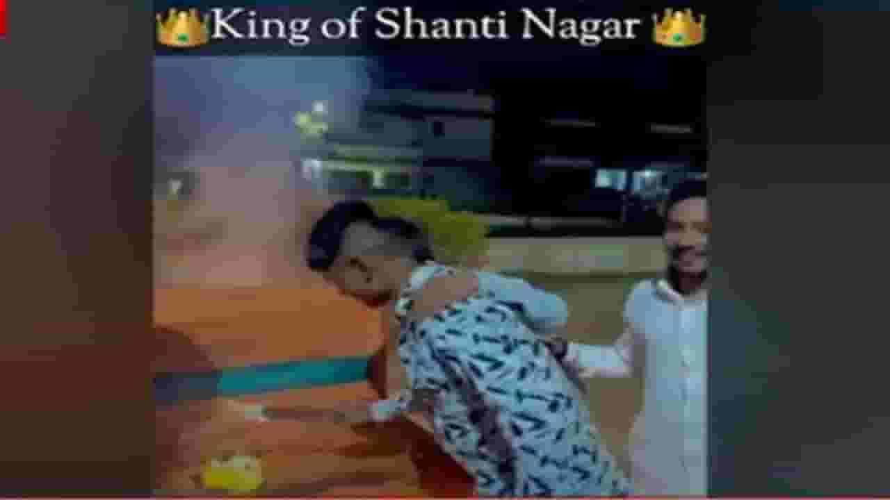 चॉपरने केक कापणं बर्थडे बॉयच्या अंगाशी, व्हिडीओ होतोय तुफान व्हायरल