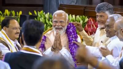 पहिल्यांदाच 21 राज्यात भाजपा, 92 कोटी लोकांची NDA ला साथ, पहा नकाशात काय स्थिती