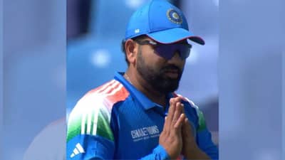 Video : सामना सुरु असताना कर्णधार रोहित शर्माने मागितली माफी, नेमकं मैदानात असं काय घडलं