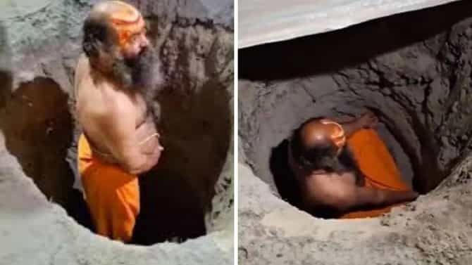 13 वर्षांपासून मौन, 10 फूट खोल खड्ड्यात तपश्चर्या, मौनी बाबांनी महाकुंभात भू-समाधी का घेतली?