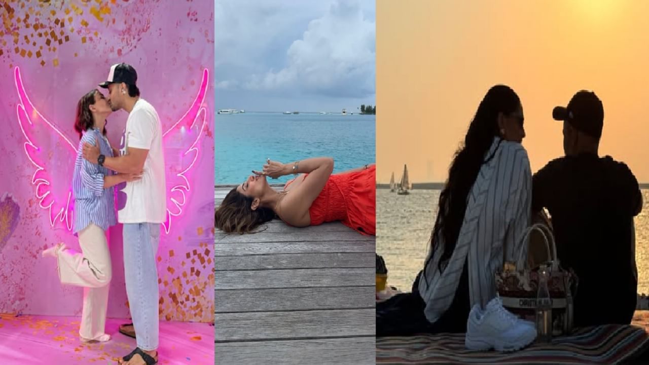 कॅमेरासमोर लिप-लॉक,ते हातात हात घेत फोटो; बॉलिवूड स्टार्सचे रोमँटिक व्हॅलेंटाईन सेलिब्रेशन