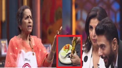 सेलिब्रिटी मास्टरशेफ शोमध्ये उषाताईंच्या कच्च्या चिकनमुळे वाद,जजचा नकार अन् नेटकऱ्यांचा संताप