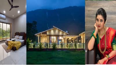 आजुबाजूला डोंगर रांगा, हिरवीगार झाडी,निळंशार पाणी; निसर्गाच्या कुशीत असलेल्या प्राजक्ताच्या अलिशान फार्महाऊसचं एका दिवसाचं भाडं किती?