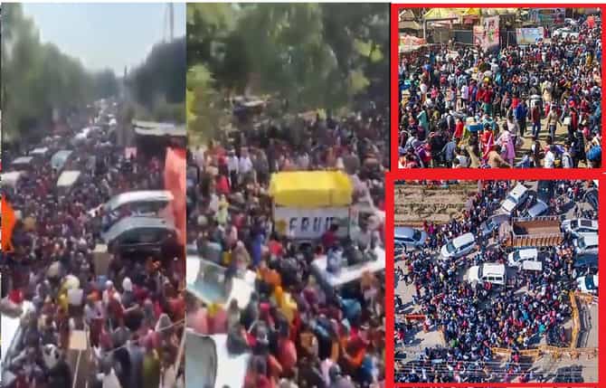 प्रयागराज पुन्हा जाम; रस्त्यावर अडकले लोकं; रेल्वेही रद्द, लहान,वृद्ध सर्वांचीच अन्न-पाण्यासाठी तळमळ
