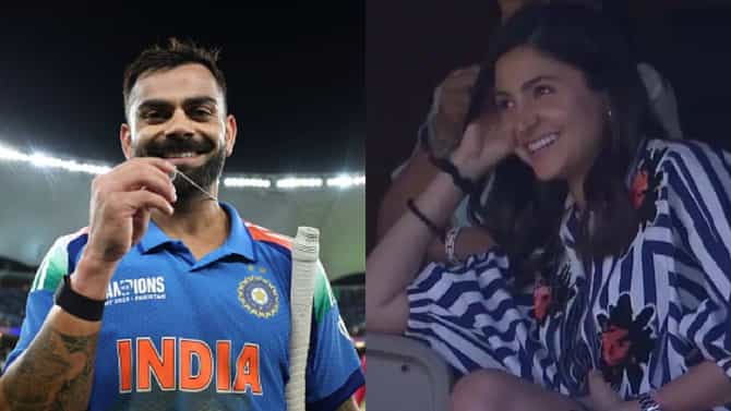 IND vs PAK: भारताच्या विजयानंतर अनुष्काकडून पती विराट कोहलीवर प्रेमाचा वर्षाव, पहा पोस्ट