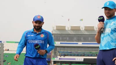 AFG vs ENG  Toss : अफगाणिस्तानचा इंग्लंडविरुद्ध बॅटिंगचा निर्णय, दोघांसाठी शेवटची संधी