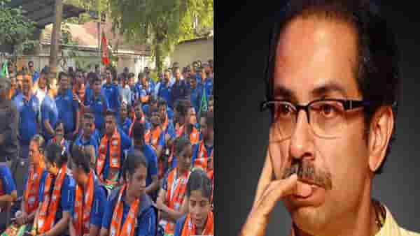 ठाकरे गटाला मुंबईत मोठा धक्का, भारतीय कामगार सेनेच्या कर्मचाऱ्यांचा भाजपमध्ये प्रवेश