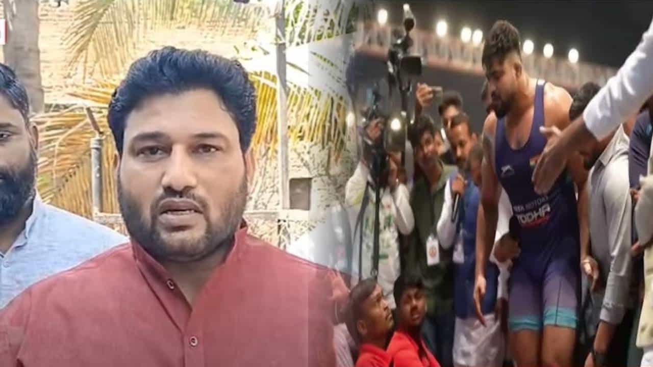 Chandrahar Patil Video : 'शिवराज राक्षेने पंचांना गोळ्या घालायला...', पैलवान चंद्रहार पाटलांचं खळबळजनक वक्तव्य