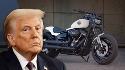 Donald Trump : डोनाल्ड ट्रम्प यांच्या टॅरिफ वॉरच हार्ले-डेविडसनशी कनेक्शन, भारतात ही बाईक स्वस्त होणार का?