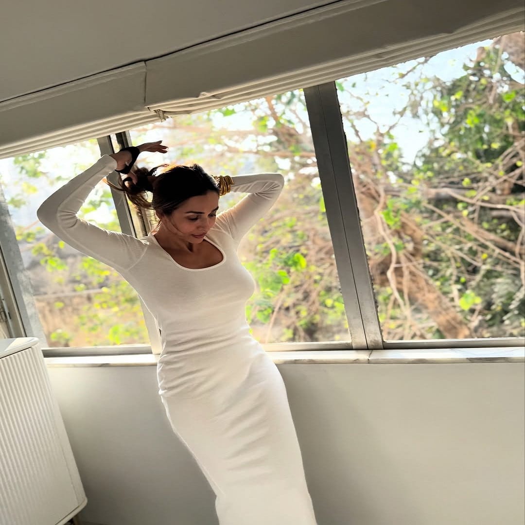 पांढऱ्या ड्रेसमध्ये अभिनेत्रीने फोटोशूट करत फोटो पोस्ट केले आहेत. सध्या सर्वत्र फक्त आणि फक्त मलायकाच्या फोटोशूटची चर्चा रंगली आहे. 