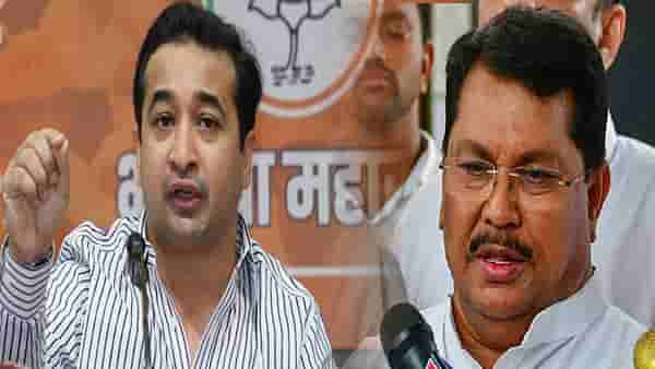 Nitesh Rane Video : ‘… नाहीतर कपडे फाडून घरी पाठवू’, नितेश राणेंनी विजय वडेट्टीवारांवर हल्लाबोल करत काढली लायकी
