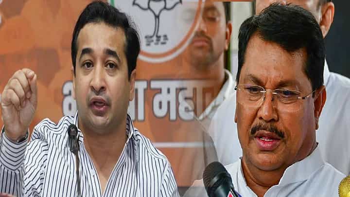 Nitesh Rane Video : '... नाहीतर कपडे फाडून घरी पाठवू', नितेश राणेंनी विजय वडेट्टीवारांवर हल्लाबोल करत काढली लायकी Nitesh Rane Video : '... नाहीतर कपडे फाडून घरी पाठवू', नितेश राणेंनी विजय वडेट्टीवारांवर हल्लाबोल करत काढली लायकी