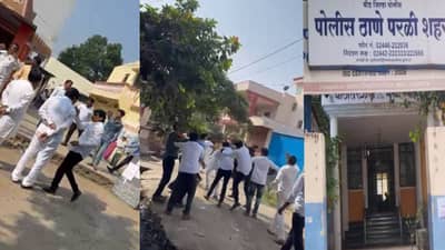 परळीत मतदानाच्या दिवशी पवार गटाच्या उमेदवाराच्या बॉडीगार्डला रोखल्याचं प्रकरण, 82 दिवसांनी पोलिसांना जाग, कैलास फडसह 7 जणांवर गुन्हा दाखल