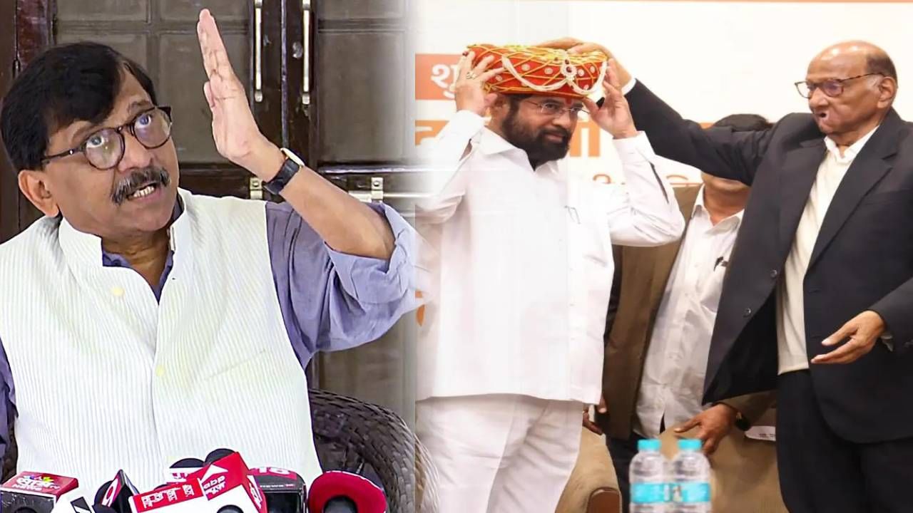 Sanjay Raut Video : 'शिंदेंसारखा आतंरराष्ट्रीय दलाल आता पवारांसोबत', 'त्या' सत्कारावरून राऊत संतापले