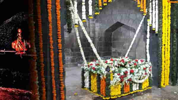Chhatrapati Shivaji Maharaj Jayanti 2025 : शिवजयंतीनिमित्त किल्ले शिवनेरी फुलांनी सजलं, बघा नजरेत भरणारं ड्रोन व्ह्यू