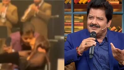 उदित नारायण यांनी सर्वांसमोर केलं महिलेसोबत लिपलॉक,  प्रसिद्ध गायक म्हणाला, मेरा खिलाडी दोस्त…