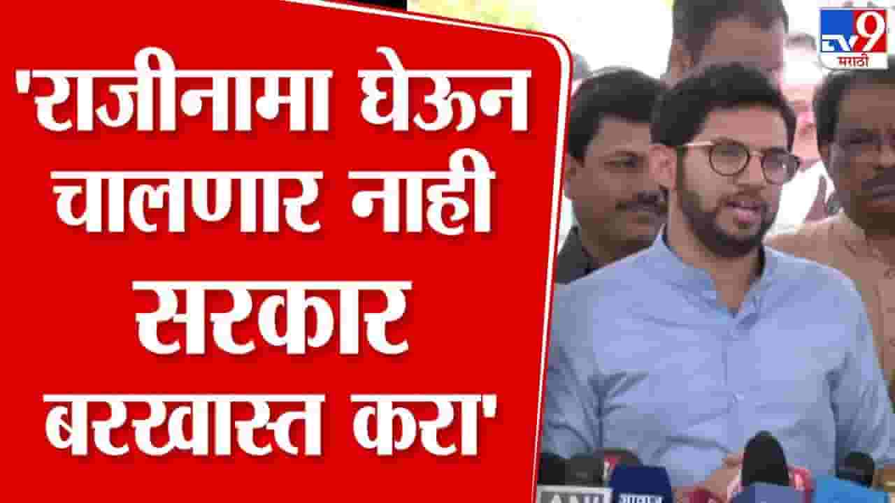 Aditya Thackeray News : एका मंत्र्याचा राजीनामा नको, संपूर्ण सरकार बरखास्त झाले पाहिजे; आदित्य ठाकरेंचा हल्लाबोल Aditya Thackeray News : एका मंत्र्याचा राजीनामा नको, संपूर्ण सरकार बरखास्त झाले पाहिजे; आदित्य ठाकरेंचा हल्लाबोल