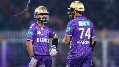 KKR vs RCB : केकेआर कर्णधार अजिंक्य रहाणेने मैदानात उतरताच रचला विक्रम, असं करणारा पहिला भारतीय