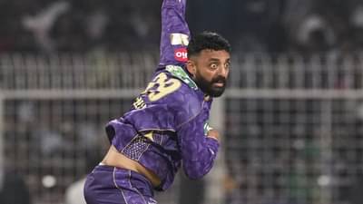 RR vs KKR: 13 बॉल आणि 0 रन्स, वरुण चक्रवर्तीचा कहर, राजस्थानविरुद्ध किती विकेट्स?