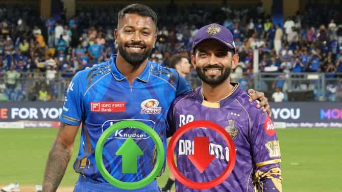 IPL 2025 Points Table: मुंबई इंडियन्सने विजय मिळवताच गुणतालिकेत उलथापालथ, केकेआरचं मोठं नुकसान
