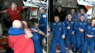 Sunita Williams: जणू जगच जिंकले, अंतराळात सुनीताने डान्स केला, मिठ्या मारल्या... सेलिब्रेशनचा व्हिडिओ