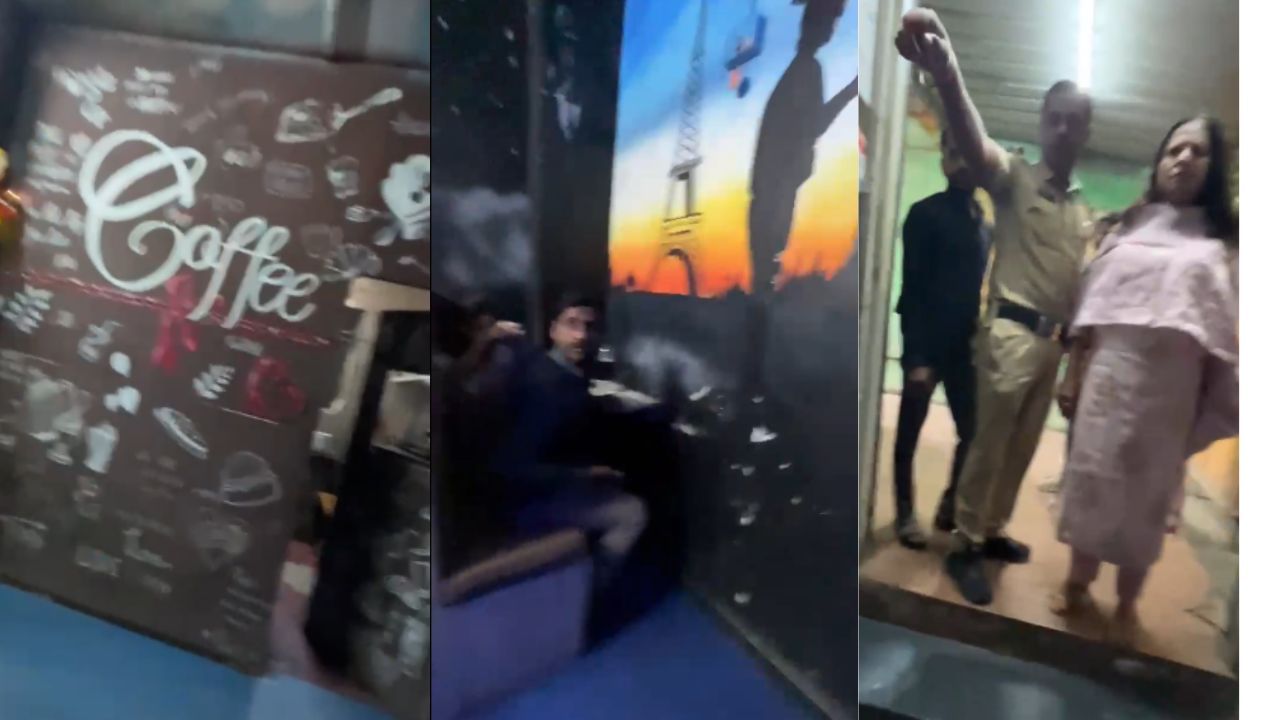 100 ते 200 रुपयांत रूम, कॅफेतील गैरप्रकार कळताच आमदारांचा छापा, अनेक तरुण-तरुणी ताब्यात