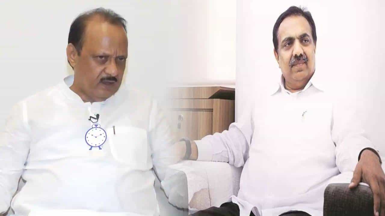अजितदादा-जयंत पाटलांमध्ये बंद दाराआड बैठक, अर्धा तास काय झाली दोघांमध्ये चर्चा?
