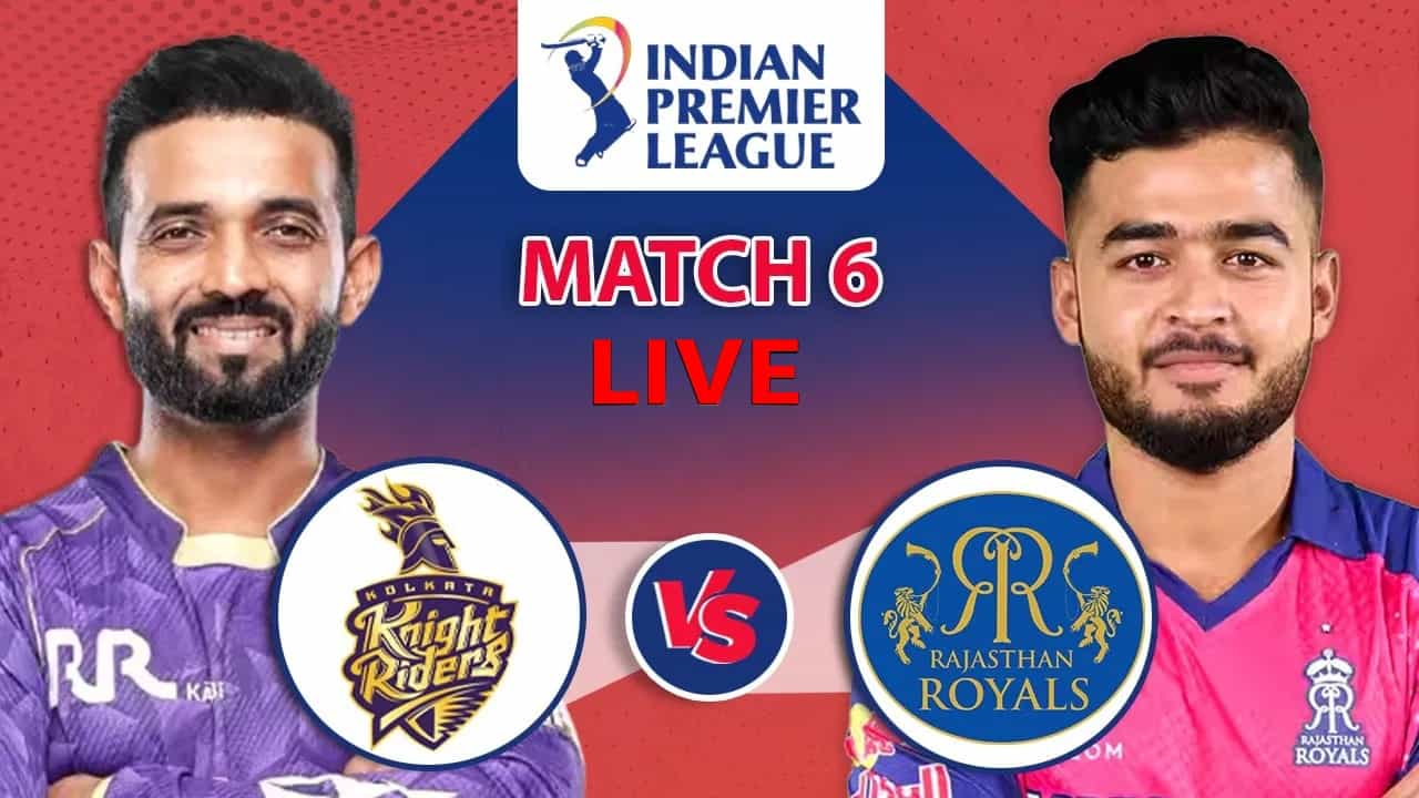 RR vs KKR Score, IPL 2025 : कोलकाताचा पहिला विजय, राजस्थानवर 8 विकेट्सने मात