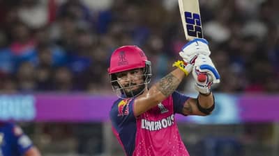 IPL 2025 : 10 षटकार आणि 16 चौकार, रियान परागचं 18 व्या मोसमाआधी वादळी शतक