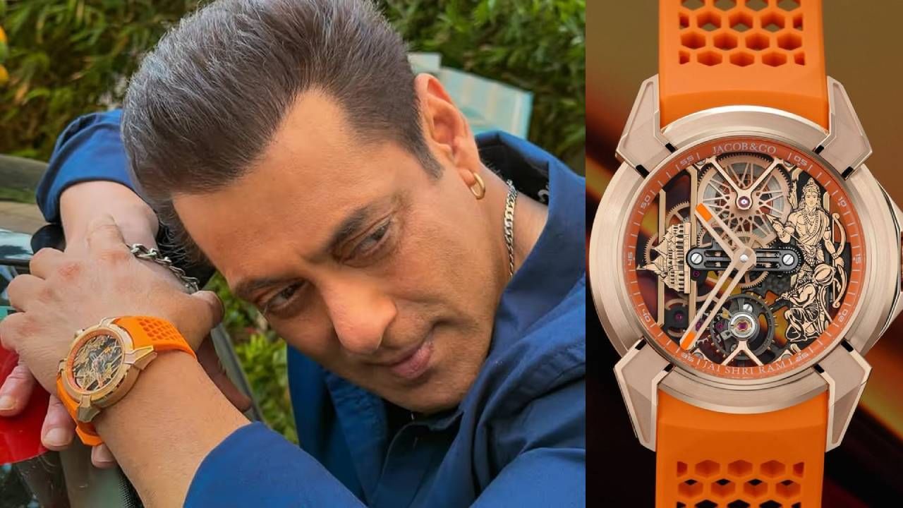 भगवा पट्टा, आतमध्ये राम मंदिर.. सलमानच्या हातातील घड्याळ पाहून चिडले मौलाना