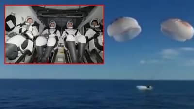 सुनीता विल्यम्सची गृहवापसी, अवकाशातून पृथ्वीवर परतीचा थरारक प्रवास कसा होता? पाहा प्रत्येक मिनिटाचे व्हिडीओ...