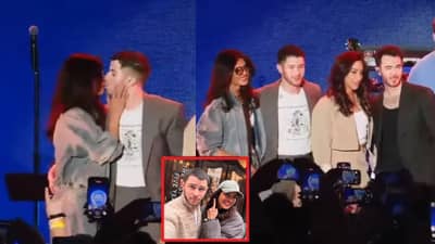 प्रियांका चोप्राने हजारोंच्या गर्दीसमोर पतीसोबत केलं लिपलॉक; निकला मिळाला हा खास सन्मान