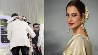 रेखा अमिताभ नाही तर या अभिनेत्याच्या प्रचंड प्रेमात होत्या ; गर्लफ्रेंडने पकडलं होतं रंगेहाथ