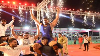 Maharashtra Kesari : वेताळ शेळके 66 वा महाराष्ट्र केसरी, अंतिम सामन्यात पृथ्वीराज पाटीलवर मात