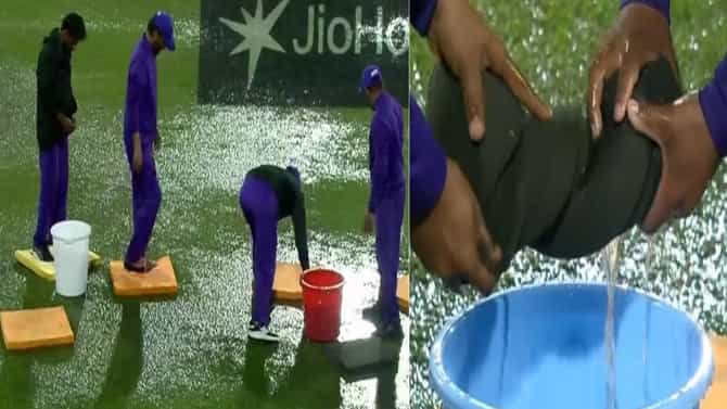 AFG vs AUS : ही आपली लायकी, स्पंजने पीचवरील पाणी पुसायची वेळ, पाकिस्तान ट्रोल