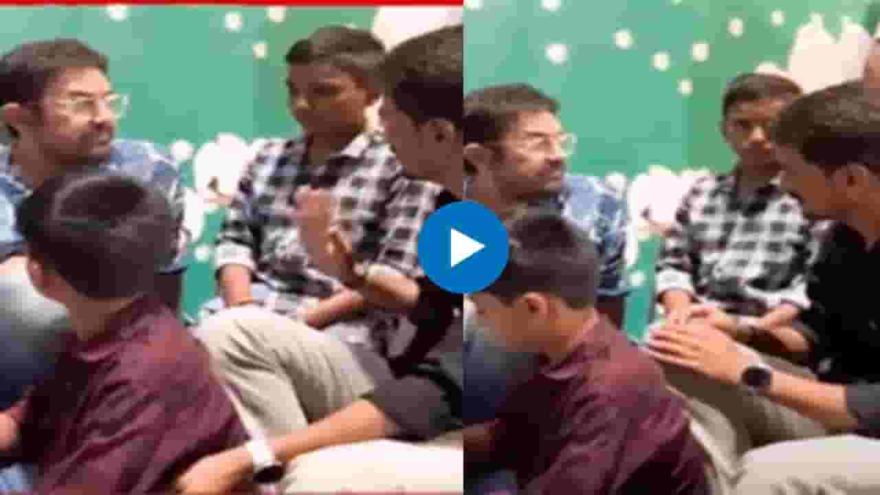 Santosh Deshmukh Case : अमीर खानने घेतली धनंजय देशमुखांची भेट Santosh Deshmukh Case : अमीर खानने घेतली धनंजय देशमुखांची भेट