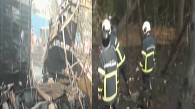 भयानक ! नो पार्किंगमध्ये उभा केला सिलिंडरचा ट्रक, एकामागोमाग एक स्फोटाने मुंबईतकर हादरले