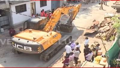 Nagpur Updates : आरोपी फहीम खानच्या घरावर फिरवला बुलडोजर