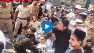 Nagpur Violence : फहीम खानने पोलीसांशी घातली हुज्जत, व्हिडिओ व्हायरल
