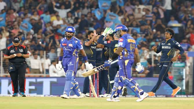 GT vs MI : मुंबईचा सलग दुसरा पराभव, गुजरातने विजयाचं खातं उघडलं, पलटणवर 36 धावांनी मात