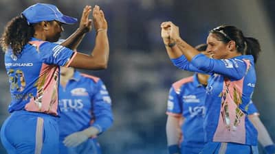 WPL 2025 MI vs GG : मुंबईचा पाचवा विजय, गुजरातवर दुसऱ्यांदा मात, 9 धावांनी लोळवलं