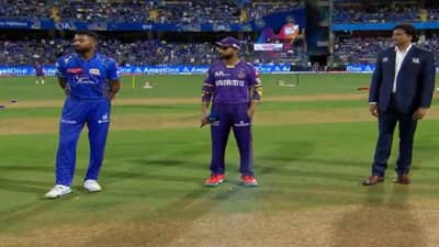 IPL 2025 MI vs KKR : पलटणने टॉस जिंकला, कोलकाताविरुद्ध फिल्डिंगचा निर्णय, मुंबईच्या गोलंदाजांसमोर केकेआरला रोखण्याचं आव्हान