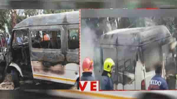 Pune : हिंजवडीत टेम्पोला आग, चौघांचा मृत्यू, दरवाजा लॉक झाल्याने एकाच कंपनीतील कर्मचारी दगावले