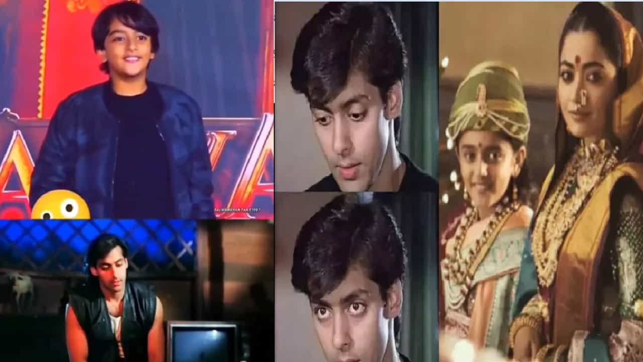 छावा मधील बालकलाकार हुबेहूब दिसतो सलमान खान सारखा, तेच डोळे, तसेच केस..., व्हिडीओ पाहून म्हणाल...
