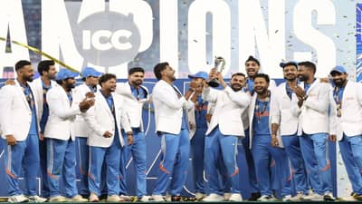 IND vs NZ Score And Updates Champions Trophy Final : टीम इंडियाने चॅम्पियन्स ट्रॉफीवर कोरलं नाव, भारताने तिसऱ्यांदा जिंकली स्पर्धा