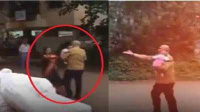 हद्दच केली! फोनवर गप्पा मारण्याच्या नादात बाई बाळाला पार्कमध्येच विसरली, व्हिडीओ पाहून नेटकरी संतापले