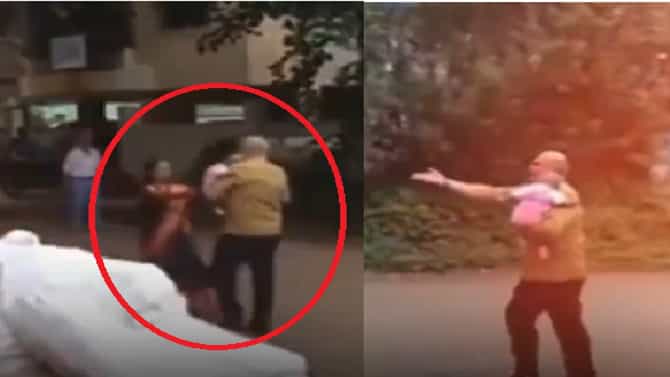 हद्दच केली! फोनवर गप्पा मारण्याच्या नादात बाई बाळाला पार्कमध्येच विसरली, व्हिडीओ पाहून नेटकरी संतापले
